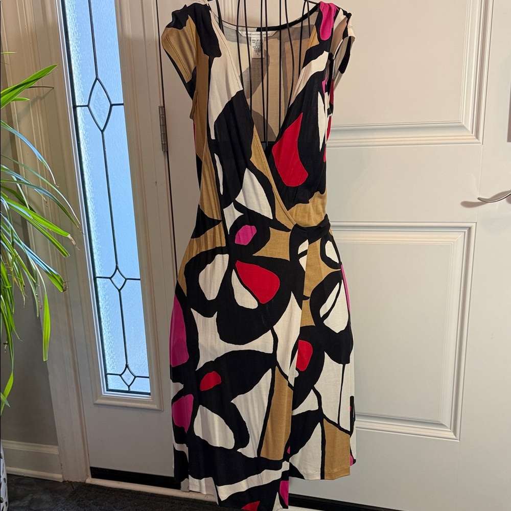 Stylish Multicolor Women's Dress Diane Von Furstenburg